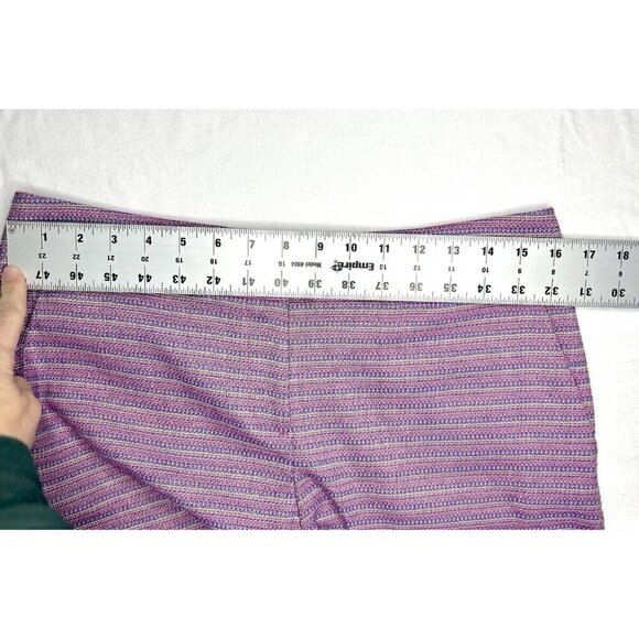 Ann Taylor LOFT The Riviera Short Women's 4 Pink Stripe Casual Summer Preppy Mod - Picture 4 of 14